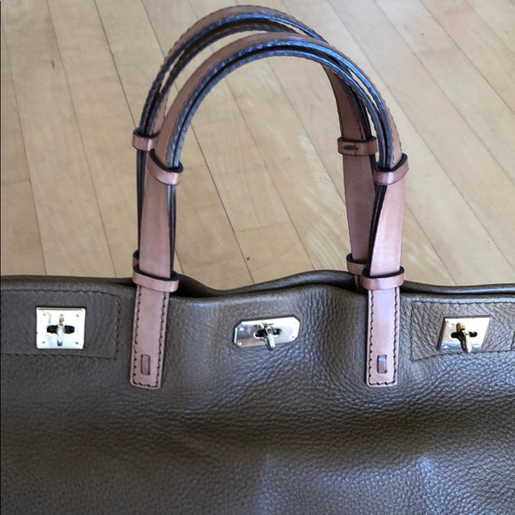 VBH beige leather satchel bag! Authentic! - Picture 4 of 8